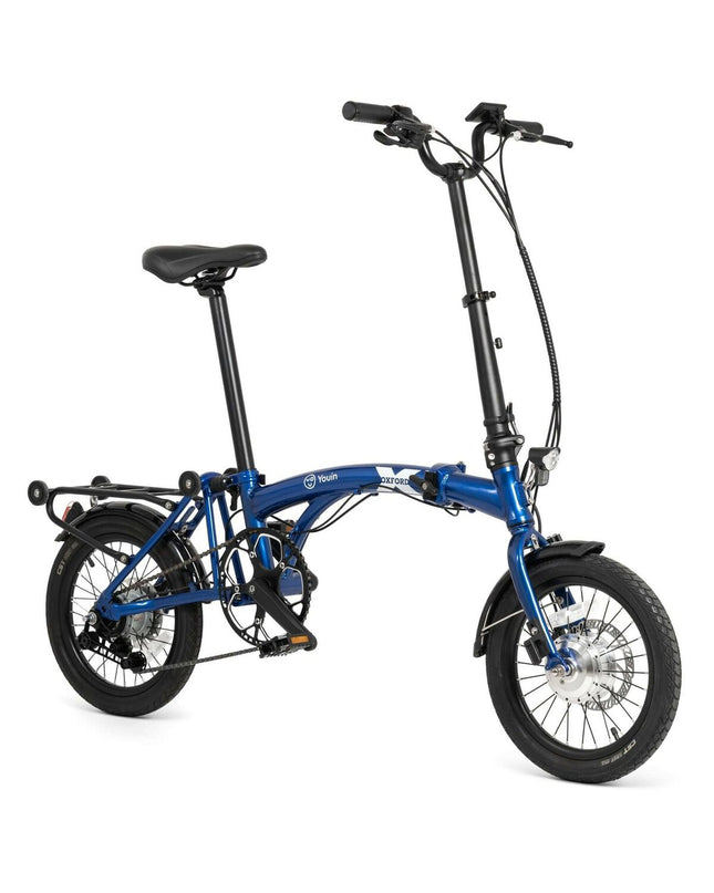 Blue Youin BK0600B electric bike for sport and outdoor riding, featuring a sleek frame and sporty design.