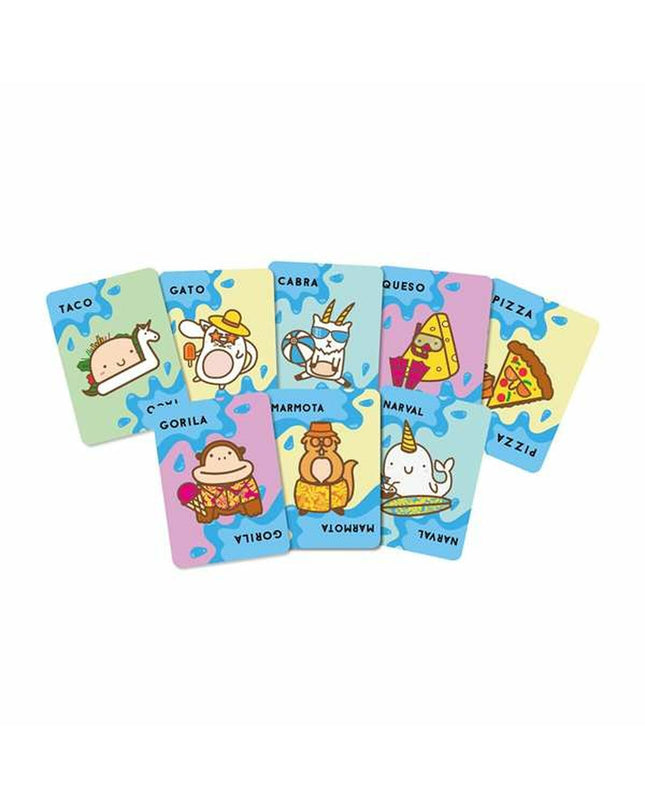 Lúdilo Taco Gato board game toy with colorful animal-themed pieces for children, part of Lúdilo's speelgoed en games collection.