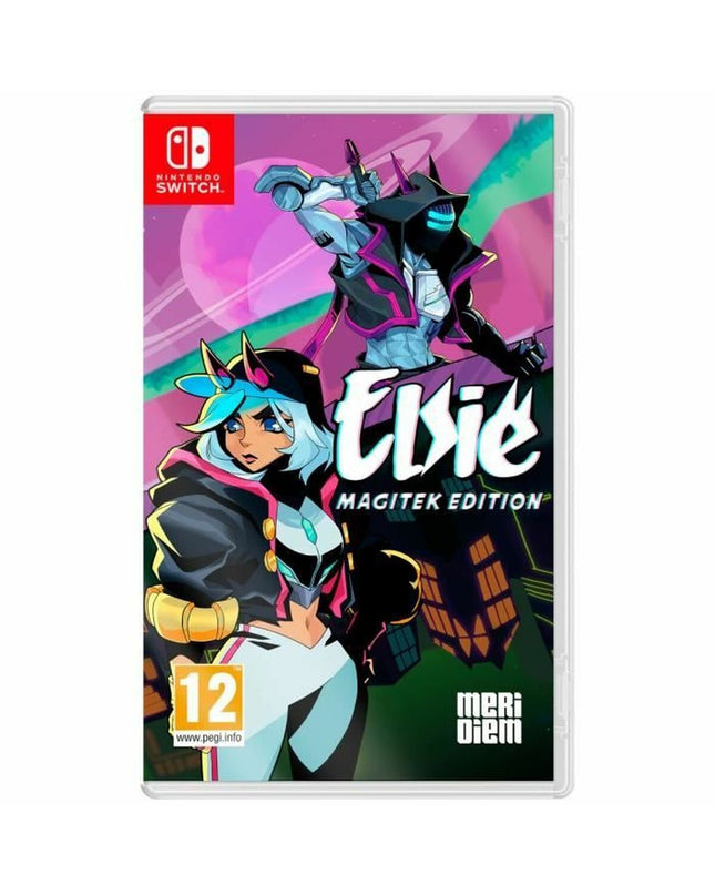 Microids Elsie Magitek Switch videogame cartridge for plug-and-play gaming console, electronic entertainment product.