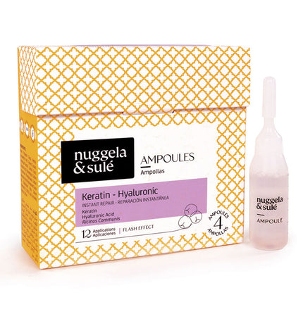 Nuggela & Sulé AMPOLLAS voedingssupplement in a clear bottle with dropper for health and personal care, vitamins, and minerals.