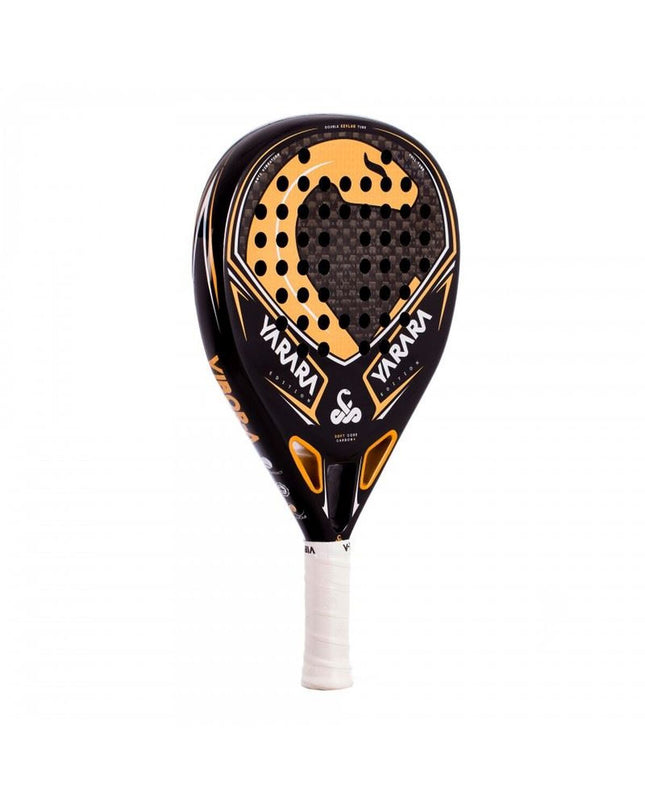 Vibor-a Padel Racket 0013812 in black, designed for paddle tennis, with a sleek, modern look and ergonomic grip.
