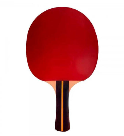 Softee P200 table tennis racket with wooden handle and rubber surface, ideal for sport and outdoor table tennis gameplay.