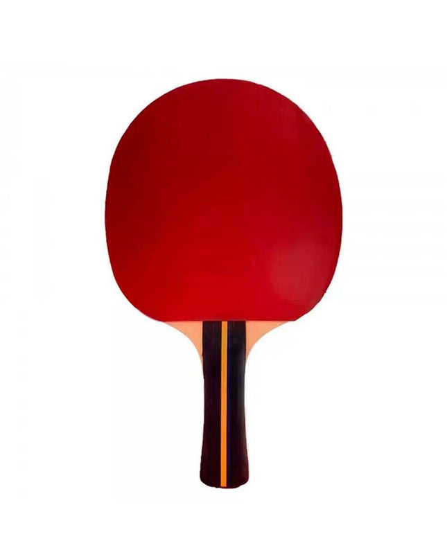 Softee P200 table tennis racket with wooden handle and rubber surface, ideal for sport and outdoor table tennis gameplay.