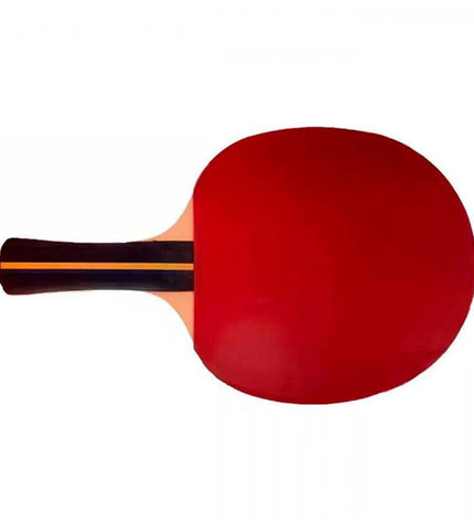 Softee P200 table tennis racket with black and red rubber surfaces, suitable for sport and outdoor table tennis play.