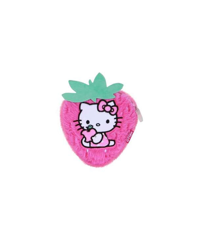 Hello Kitty pink wallet with cardholder, 13x13x4 cm, featuring cute Hello Kitty design, compact and stylish purse accessory.