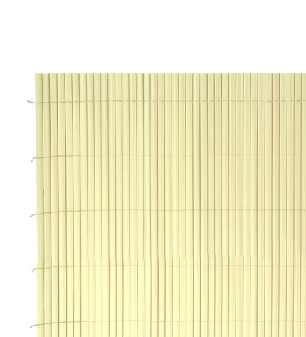 Beige PVC garden fence by BigBuy Outdoor, 1 x 300 x 100 cm, outdoor decor for garden boundary or privacy enclosure.