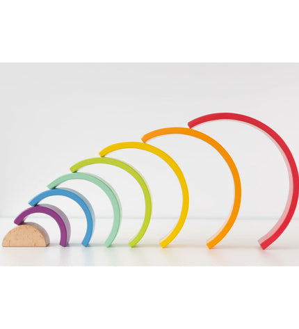 Colorful BigBuy Kids stacking blocks with 8 pieces, baby toy for young children, playful and educational wooden stacking toy.