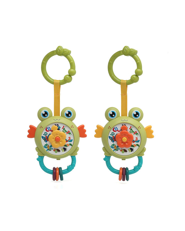 Baby's musical toy frog from BigBuy Kids, colorful musical plush toy for young children to play and develop sensory skills.