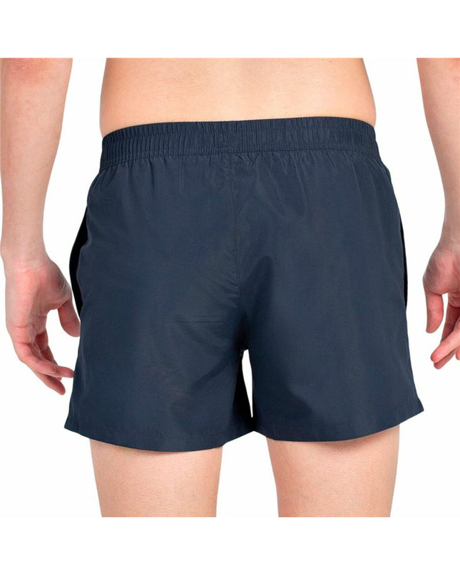 Men's navy blue John Smith Natales swim trunks for watersport and outdoor activities, featuring a sporty design.