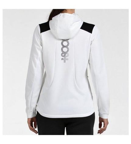 Women's +8000 Sportjack for outdoor activities, lightweight white jacket suitable for camping and hiking.