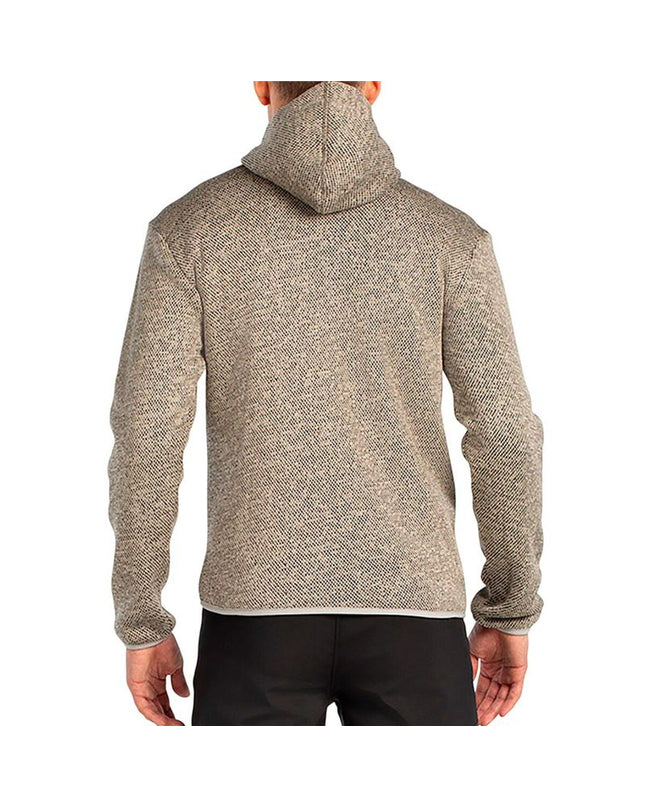 Men's outdoor sports jacket by +8000, suitable for hiking and camping, shown in a rugged outdoor setting.