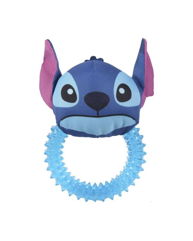 Blue Stitch dog chew toy, 13x6x22 cm, made for dogs, durable and soft, featuring Stitch character design for pet play and teething.