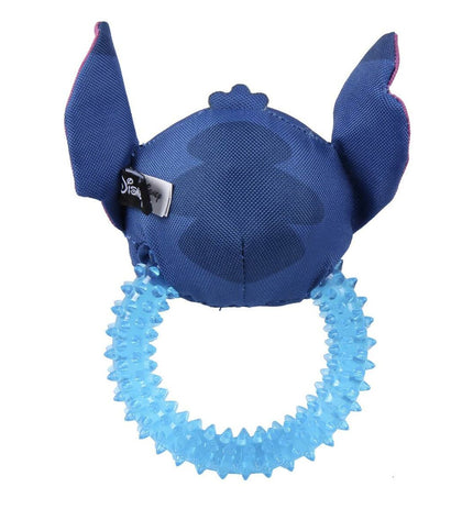 Blue Stitch dog chew toy, 13x6x22 cm, made for dogs, durable fabric with Stitch design suitable for chewing and play.