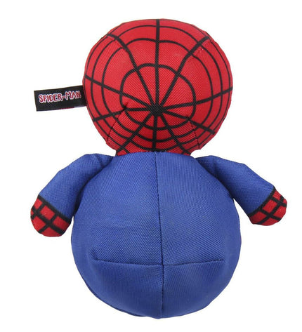 Red Spider-Man dog plush toy, 11x18x10 cm, soft and cuddly for dogs, featuring Spider-Man themed design.