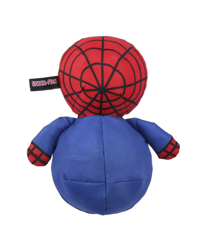 Red Spider-Man dog plush toy, 11x18x10 cm, soft and cuddly for dogs, featuring Spider-Man themed design.