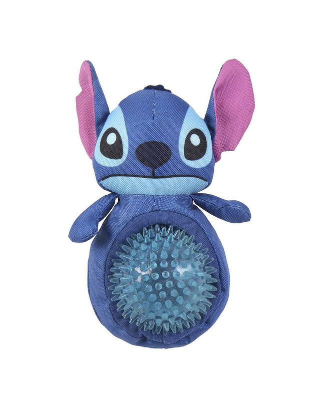 Blue Stitch dog plush toy, 13x9x24 cm, made of plastic, designed for dogs, featuring Stitch from the Disney series.