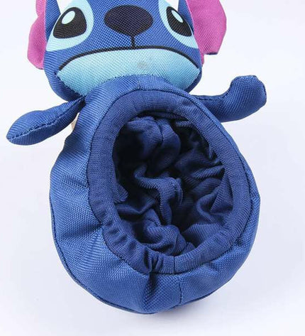 Blue Stitch dog plush toy, 13x9x24 cm, made of plastic, designed for dogs, featuring Stitch character from Disney.