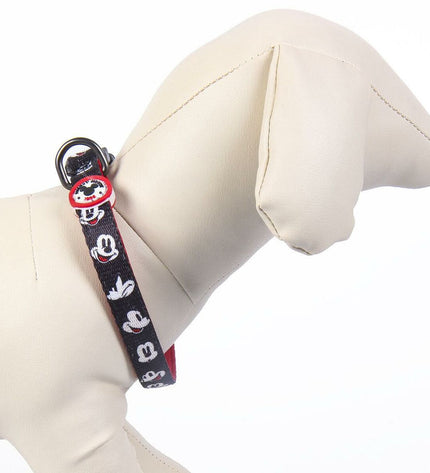 Mickey Mouse dog collar with cartoon Mickey Mouse design, adjustable pet accessory for dogs, colorful and comfortable fit