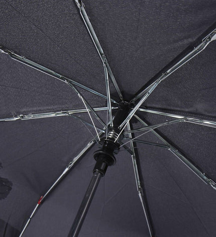 Foldable Harry Potter umbrella, 97 cm, with wizard-themed design, compact and portable for travel or everyday use.