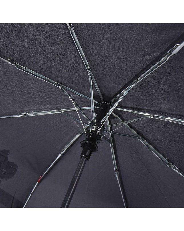 Foldable Harry Potter umbrella, 97 cm, with wizard-themed design, compact and portable for travel or everyday use.