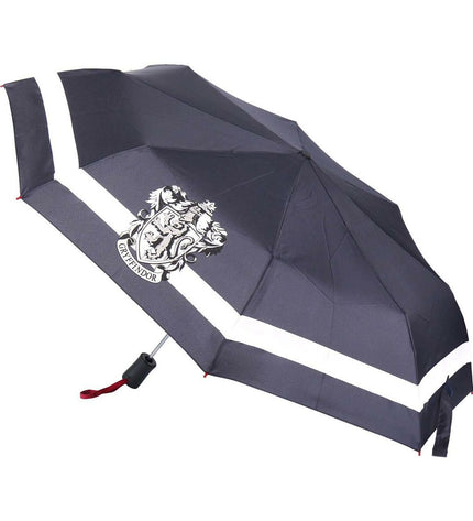 Foldable Harry Potter umbrella with 97 cm canopy, featuring the iconic Harry Potter design, suitable for travel and everyday use.