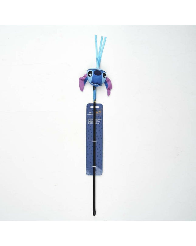 Blue Stitch cat toy with plush fabric and playful design, perfect for entertaining and engaging your feline friend.