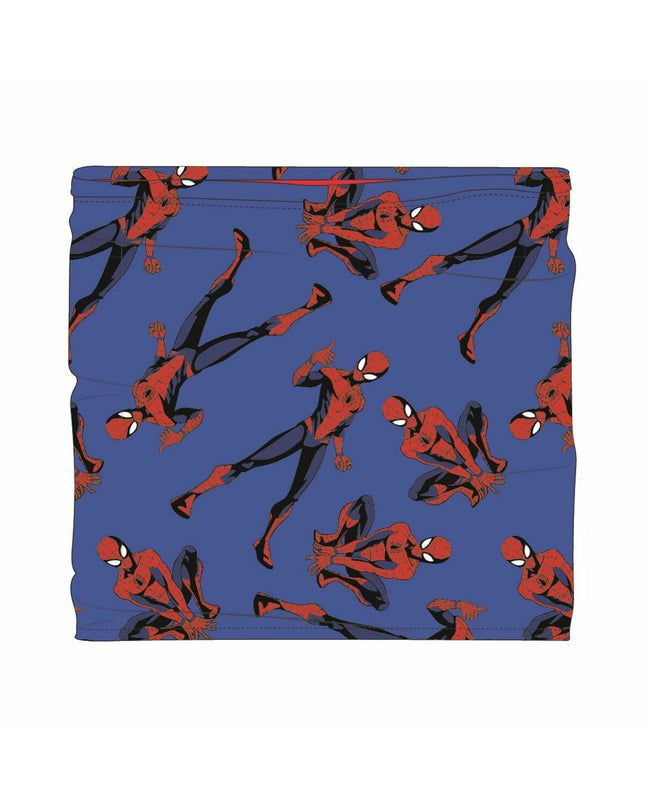 Colorful Spider-Man Nekwarmer designed for outdoor sports and camping, featuring vibrant multicolour Spider-Man graphics.