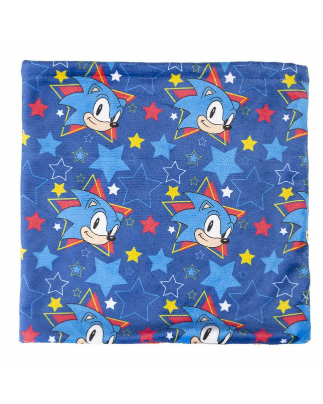 Sonic Nekwarmer Sonic 25.5x24 cm, outdoor neck warmer for kids aged 3-8, suitable for camping and hiking activities.