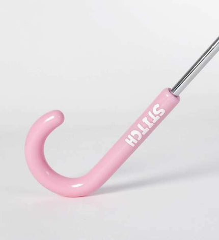 Pink Stitch Paraplu umbrella with 71 cm diameter, compact bagage umbrella with a stylish design and sturdy construction.