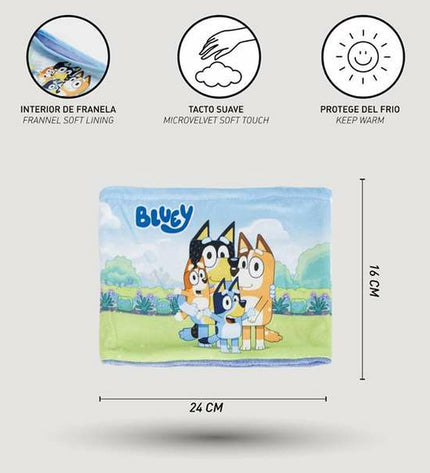 Bluey Nekwarmer blue outdoor neck warmer for camping and hiking, made for sport and outdoor activities