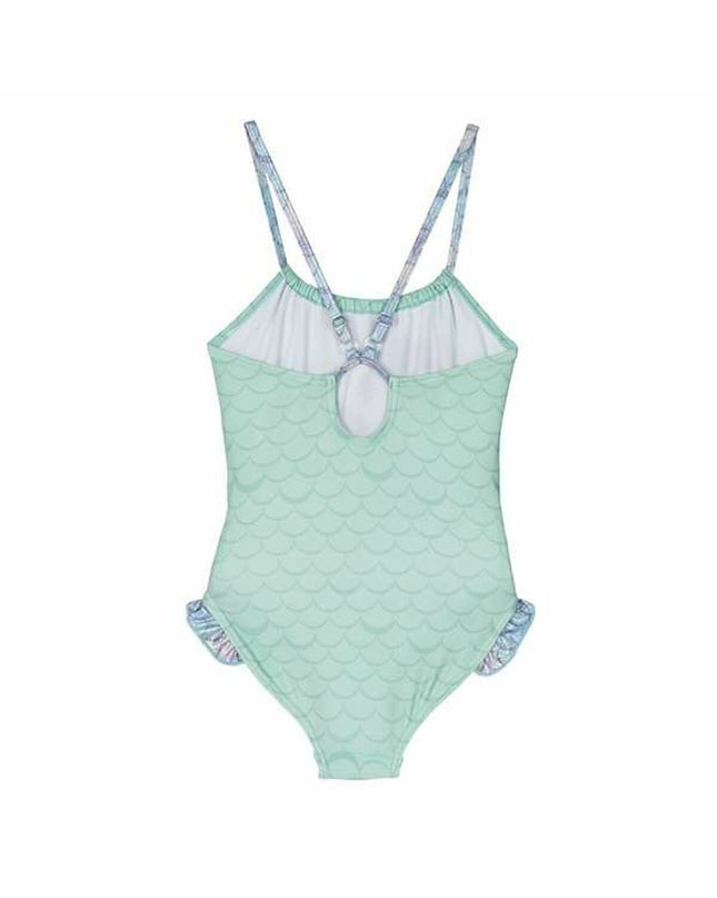 Gabby's Dollhouse girls' swimsuit for watersport and outdoor activities, featuring colorful cartoon character design.