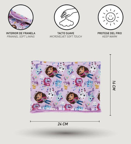 Gabby's Dollhouse Nekwarmer outdoor camping and hiking gear, compact and lightweight for outdoor adventures.