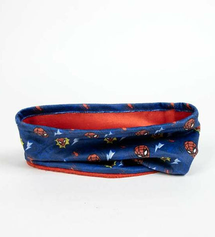 Spider-Man Nekwarmer for outdoor sports and camping, featuring a comfortable, stretchy fabric with Spider-Man design for outdoor activities.
