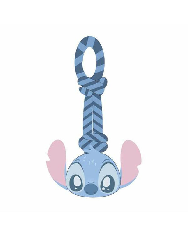 Blue Stitch dog toy, 15x33x10 cm, soft fabric with Stitch character design, ideal for dogs to chew and play.