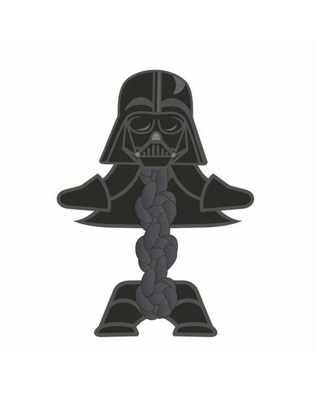 Star Wars black dog chew toy measuring 11x27x9.5 cm, designed for dogs, featuring Star Wars-themed details and durable material.