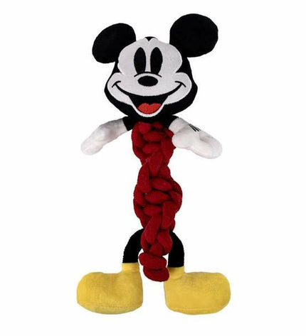 Red Mickey Mouse dog chew toy, 11x27x9.5 cm, made for dogs, featuring a playful Mickey Mouse design and durable material.