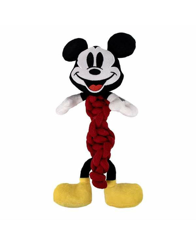 Red Mickey Mouse dog chew toy, 11x27x9.5 cm, made for dogs, featuring a playful Mickey Mouse design and durable material.