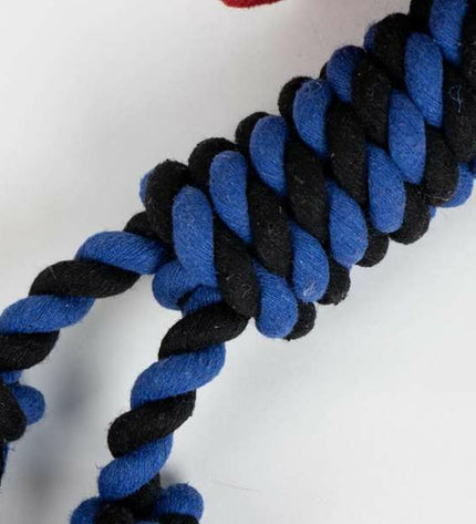 Marvel honden kauwspeelgoed in blauw, 9.5 x 30 x 9.5 cm, made of durable material for chewing and play.