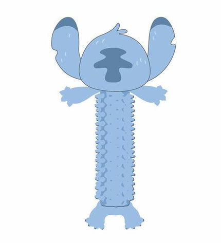 Blue Stitch dog chew toy, 11x30x9 cm, made of durable material, designed for playful and interactive canine fun.