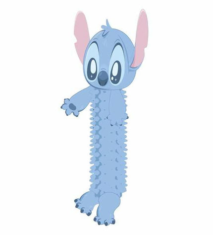Blue Stitch dog chew toy, 11x30x9 cm, made for dogs, with a soft, durable fabric featuring Stitch character design.