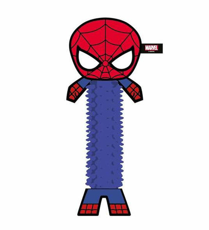 Red Spider-Man dog chew toy, 11x30x9 cm, made for dogs, featuring Spider-Man design and durable material.
