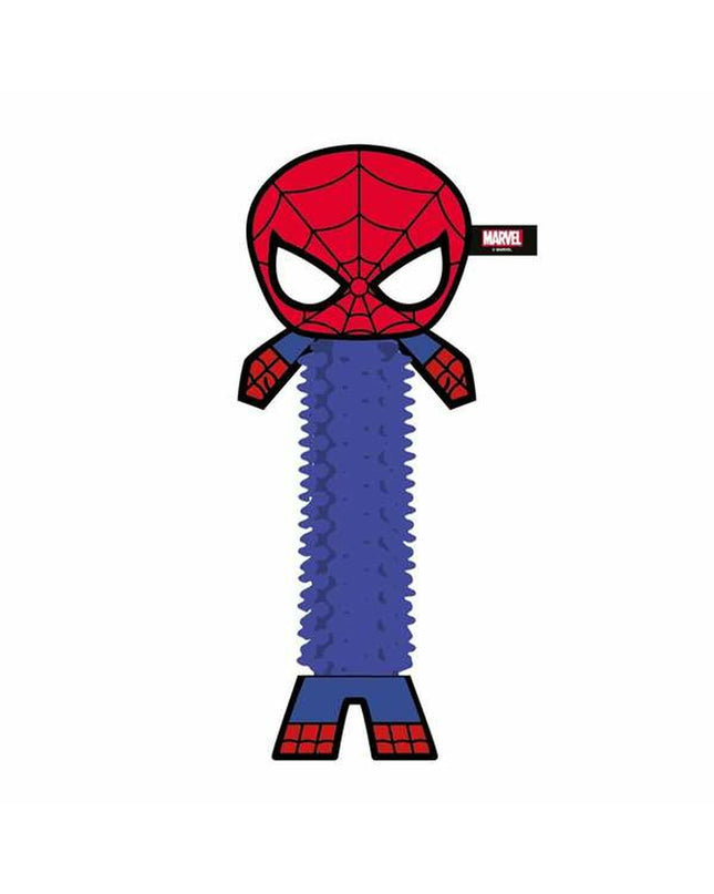 Red Spider-Man dog chew toy, 11x30x9 cm, made for dogs, featuring Spider-Man design and durable material.