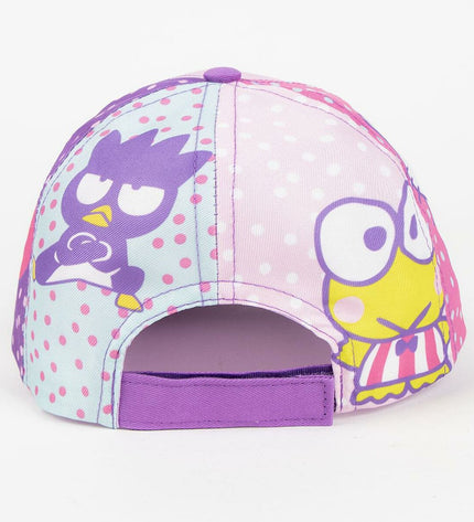 Pink Hello Kitty Kuromi Kinderpet sport and outdoor harness for camping and hiking, featuring a playful character design.