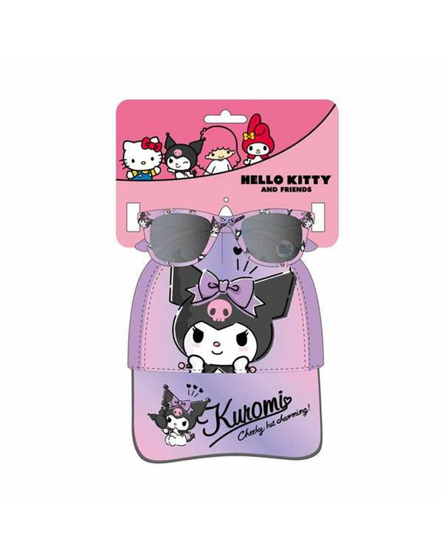 Purple Kinderpet Kuromi outdoor harness for camping and walking, designed for pets, featuring a comfortable fit and stylish Kuromi branding.
