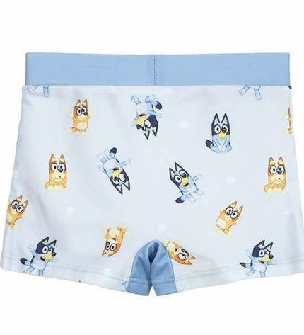 Bluey children's water swimsuit in blue, suitable for sports and outdoor water activities, featuring a comfortable fit.