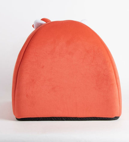 Hello Kitty red dog bed with plush fabric and cozy design, perfect for small dogs. Dierproducten honden bed.