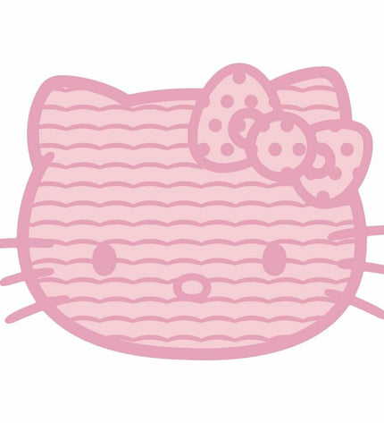 Pink Hello Kitty dog bed with soft fabric and plush design, perfect for small dogs and Hello Kitty fans.