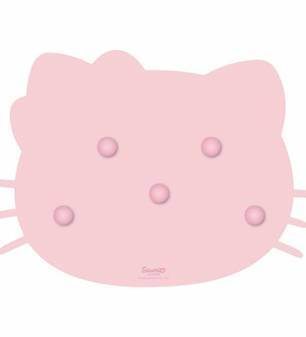 Pink Hello Kitty dog bed with soft fabric and plush design, ideal for small dogs, featuring Hello Kitty branding and cute details.