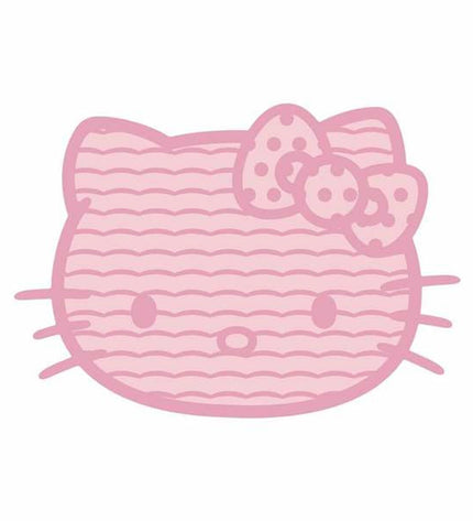 Pink Hello Kitty dog bed with cute Hello Kitty design, soft fabric, and cozy cushioning for small dogs.