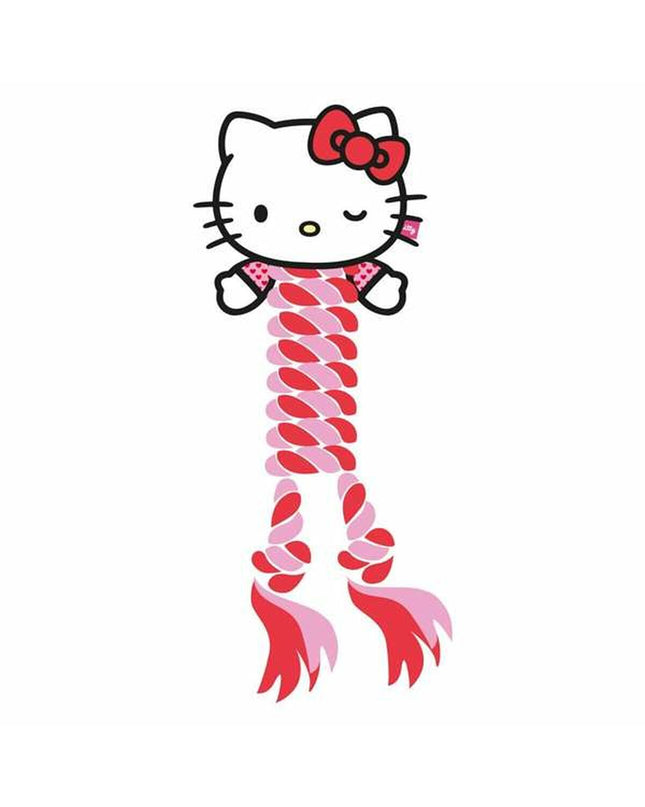 Hello Kitty red dog chew toy, 9.5 x 30 x 9.5 cm, made for dogs, featuring a colorful, durable design for pet play and dental health.
